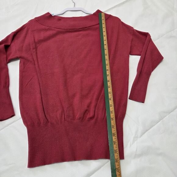 STACCATO Red Long Sleeve Sweater Woman's Size Small - Picture 3 of 7